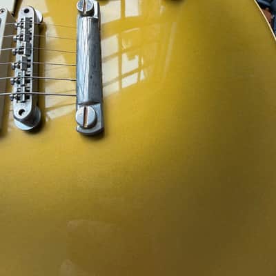 2021 Gibson Custom Shop Les Paul ‘57 Reissue R7 w/ ‘59 Carmelita Neck CME VOS - Gold Top image 12