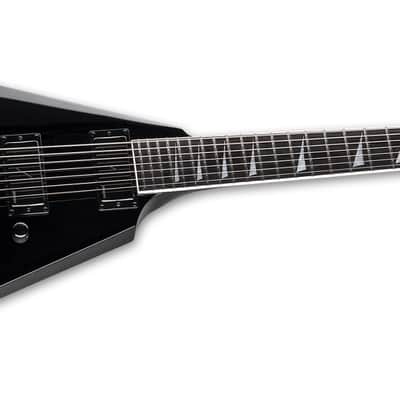 ESP LTD Arrow-1007 Baritone EverTune ET 7-String Electric Guitar Black B-Stock Larrow1007betblk image 3