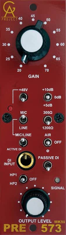 Golden Age Project PRE573 MK3 500 Series Mic Pre image 1