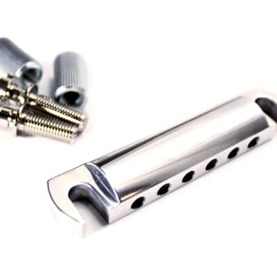 Peters lap steel bender bridge w/ studs, solid aluminum stop tailpiece, made in USA image 5