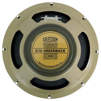 Celestion G10 Greenback 30W 10" Ceramic Magnet Guitar Speaker 8 Ohm image 6