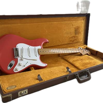1998 Fender 57 American Vintage Stratocaster Custom Shop Josefina PU, PLEK Fiesta Red AVRI image 2