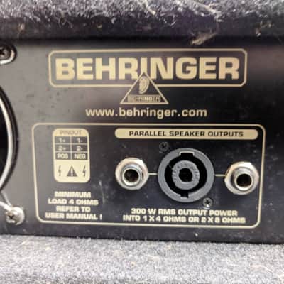 Behringer BX3000T Ultrabass 300w Bass Head, 5 Band EQ, | Reverb