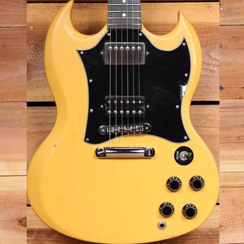 GIBSON 2004 SG SPECIAL Rare Worn TV Yellow PAF PU Ebony Board Faded Relic 54601 image 1