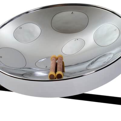 Panyard Jumbie Jam Table Top Steel Drum Kit Chrome 16-inch image 1