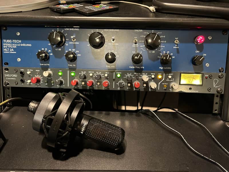 Tube-Tech HLT 2A Stereo Hi and Lo Shelving Equalizer 2010s - Blue image 1