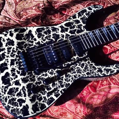 Vintage 1988 Jackson Soloist Custom - Ontario Custom Shop One Off "Glow In The Dark" Lava Crackle image 8