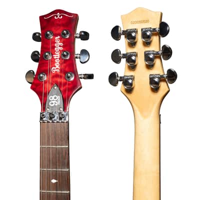 BootLegger Guitar Royal 2024 - Red - Floyd Rose Double Locking - Coil Split image 6