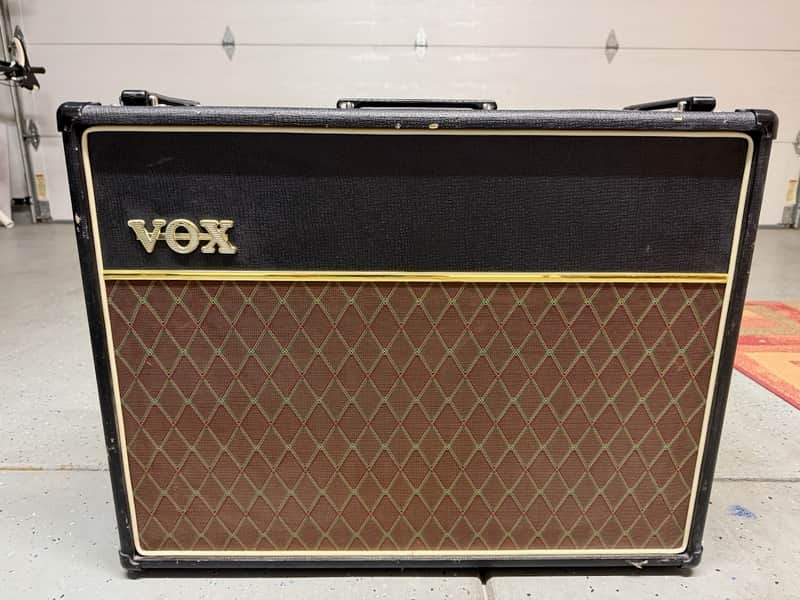 Vox AC30CC2X Custom Classic 2-Channel 30-Watt 2x12" Blue Alnico Guitar Combo 2005 - 2010 - Black image 1