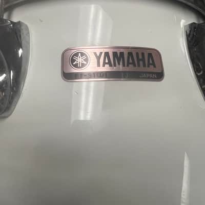 Yamaha RECORDING CUSTOM 8” & 10” CONCERT TOMS 1990’s  - White image 3