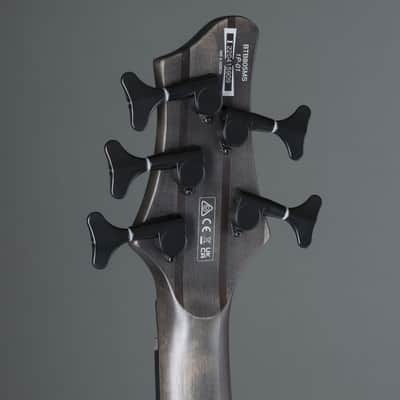 Ibanez Bass Workshop BTB805MS-TGF Transparent Gray Flat - 5-String Electric Bass image 5
