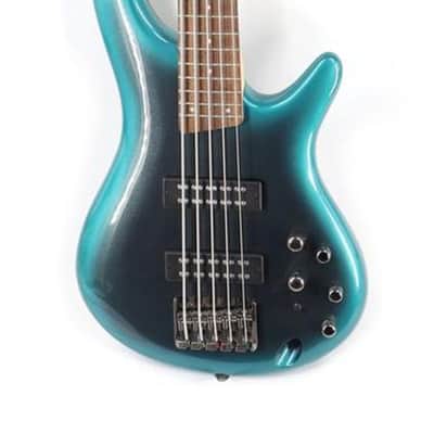 Ibanez Standard SR305E 5-String Electric Bass - Cerulean Aura Burst image 3