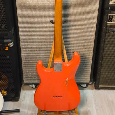 Fender Stratocaster 1964 Fiesta Red Refin Hardtail conversion 3kg image 21