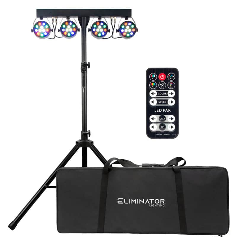 Eliminator Mini Par Bar Portable Par Can Lighting System image 1