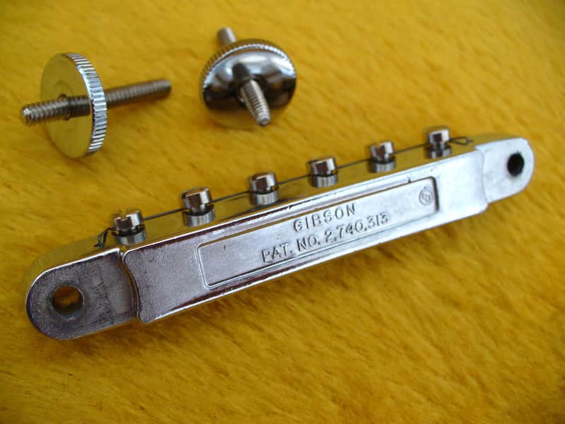 Gibson ABR1 ABR-1 patent number foundry mark pat 1970 1971 1969 - chrome image 1