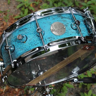 HHG Drums Super-muff Seamless Copper Snare Drum 2022 Natural Patina Copper image 17
