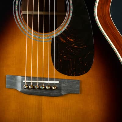 Martin 00-28 12-Fret Custom Premium Cocobolo and Adirondack Spruce Sunburst NEW image 7