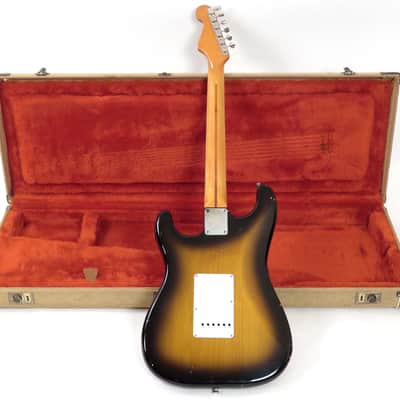 1982 /83 Fender Stratocaster 57 Reissue Fullerton Cesar Diaz Signed - Sunburst - USA AVRI image 4