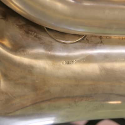 1960's Besson 3 Valve Vintage Bb Tuba 17" Bell Silver "50 Medals of Honor" image 11
