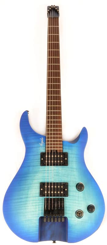 ギター garagetele Agile Hawker Headless 627 Oceanburst Baritone Electric Guitar | Reverb