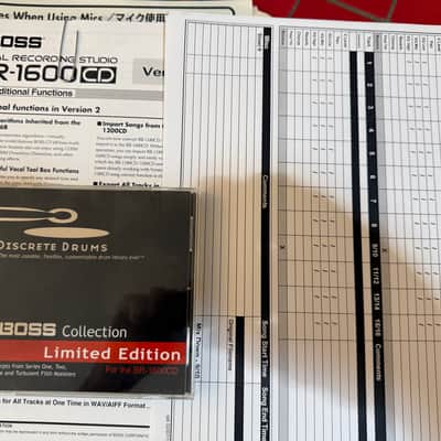 Boss BR-1600 CD Version 2 Digital Recorder MINT image 4