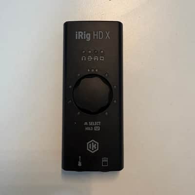 IK Multimedia iRig HD X USB-C Audio Interface 2023 - Present - Black image 1