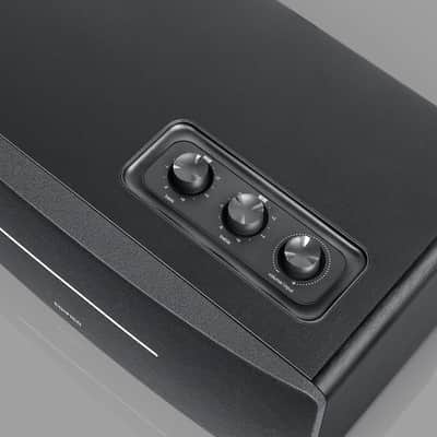 Edifier: D12 Stereo Speaker w/ Bluetooth - Black image 4