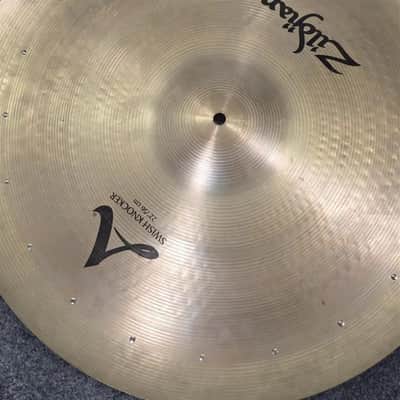 Used Zildjian A Swish Knocker Cymbal 22" w/Rivets - Good image 2
