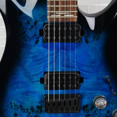 Schecter Omen Elite-6 - See-Thru Blue Burst image 5