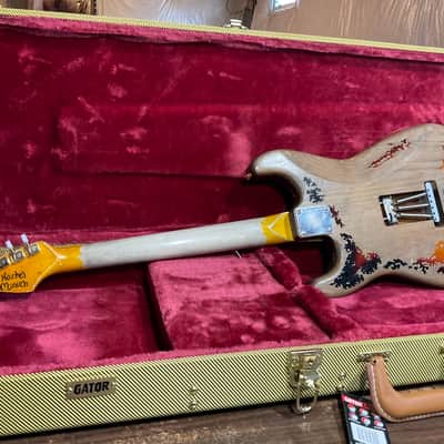 SRV Number One #1 Relic Strat Replica - Custom Licensed & Hand-crafted w/ FREE Gator Hard Case image 5