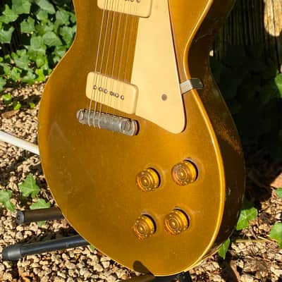 Exceptional good Gibson Les Paul Standard 1954 - All gold 100% Original image 3