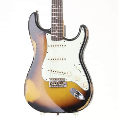 FENDER CUSTOM SHOP Limited Edition '60 Dual-Mag II Stratocaster Super Heavy Relic Aged 3-Color Sunburst [CZ561469] (04/30) image 6