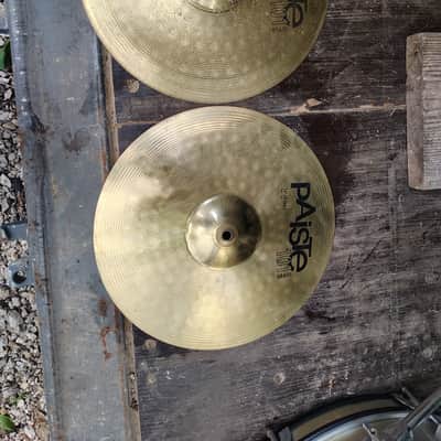 Paiste 14" 101 Brass Hi-Hat Cymbal Cymbals (Pair) 2005 - Present - Traditional image 1