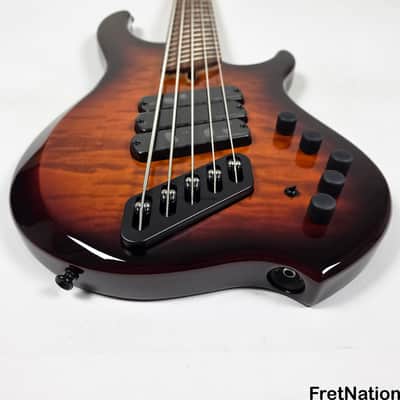 Dingwall Combustion C3 5-String Vintage Burst w/ Pau Ferro Fingerboard 9.38lbs 19474B B-Stock image 7