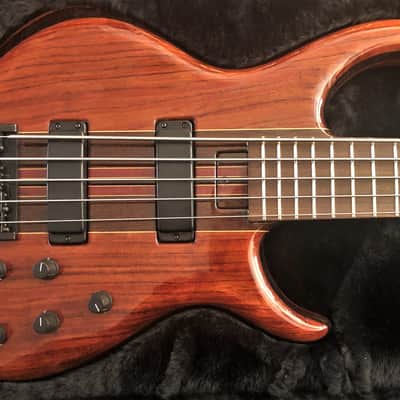 Tobias Signature 5 String Bass. 1990 Catalog Bass. Unique 1 of a Kind. Bubinga-Wenge image 20