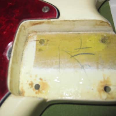 Vintage 1965 Fender Musicmaster II Original White Finish image 10