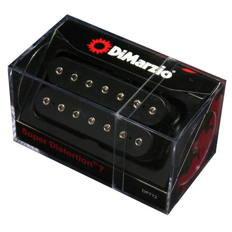 DiMarzio DP712BK Super Distortion 7-String Humbucker image 1