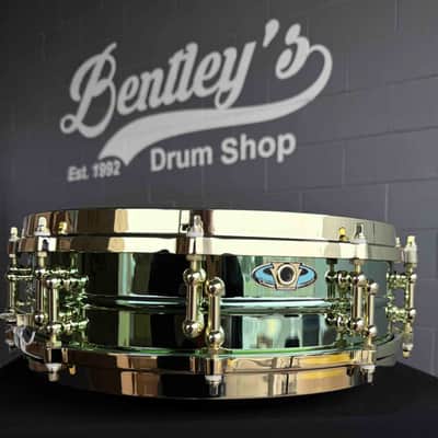 Ludwig LW0414CP Carl Palmer 'Venus' Signature 3.7x14" Brass Piccolo Snare Drum *IN STOCK* image 1