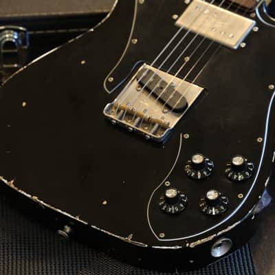 2021 K-Line Truxton '72 Swamp Ash Electric Guitar Factory Relic Black + COA OHSC image 5