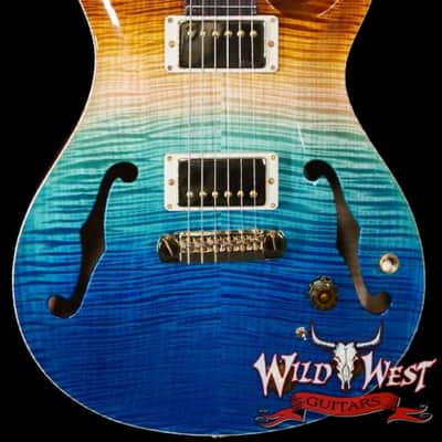 PRS Wild West Guitars 25th Anniversary Limited Run Wood Library Artist Package Hollowbody II Piezo Beach Fade (Private Stock Color) 5.50 LBS (US Only / No International Shipping) image 1