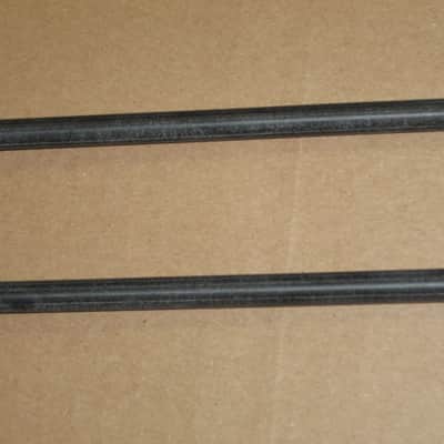 one pair new old stock Gambal GPL(UG13GPLXX) Percussive Keyboard Mallets (for xylophones and glockenspiels), 1 inch Clear (but cloudy) Hard Nylon Ball Heads with Black Synthetic Shafts, with original packaging - from 1990s - early 2000s image 11