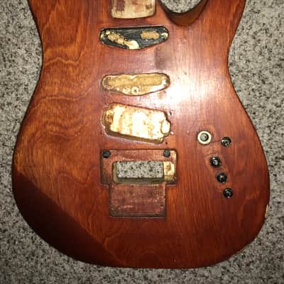 Kramer American pacer custom guitar Body made in japan 1980's Stripped and stained image 1