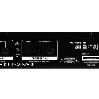 ART MPA III | Class-A Tube / Solid-State Microphone Preamp.  New with Full Warranty! image 3