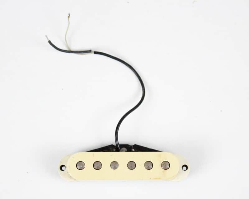 1980s DiMarzio for Fender Stratocaster Single-Coil White/Cream Pickup USA image 1