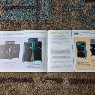 Vintage Circa 1971 Kustom Amplifier (150, 250, 500) Catalog! Rare, Original Case Candy, Paperwork! image 4