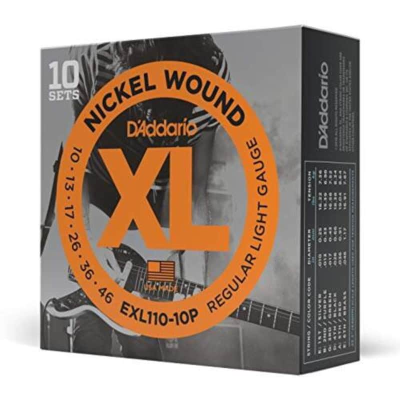 D'Addario EXL110-10P Regular Light 10-46 Pack 10 image 1