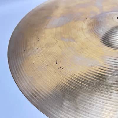 VINTAGE ZILDJIAN 1970s A Zildjian & Cie Constantinople Hi-Hat Pair 14" Top 964g / Bottom 1336g image 5