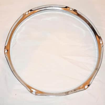 Unmarked DRUM HOOP RARE 11" DIAMETER - CHROME image 3