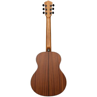 Washburn AGM5K Apprentice G-Mini 5 Grand Auditorium Acoustic Travel Guitar with Gig Bag, Natural image 4