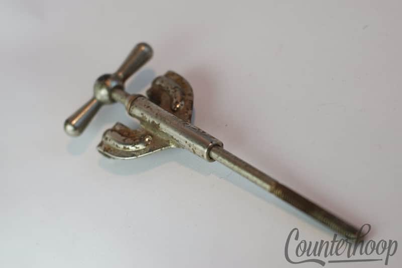 *Gretsch Bass Drum Tension Rod/Claw Broadkaster Nickel Vintage RB 4 7/8" 40s USA image 1